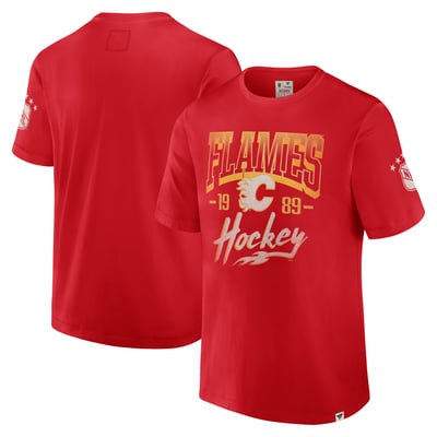  Calgary Flames Fanatics Decades Collection Made To Last T-Shirt - Red