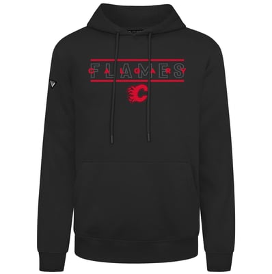 Calgary Flames Levelwear Night Burst Podium Hoodie - Black