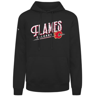  Calgary Flames Levelwear Podium Longtimer Hoodie - Black