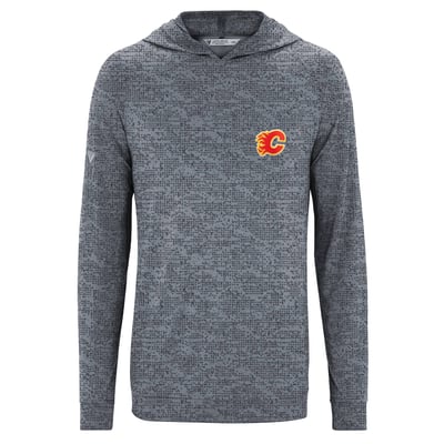  Calgary Flames Levelwear Brix Performance Hoodie - Gray
