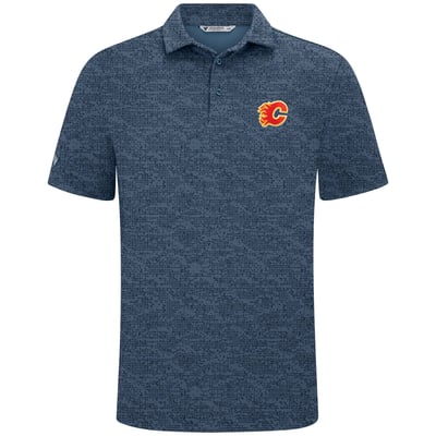  Calgary Flames Levelwear Brix Polo - Navy