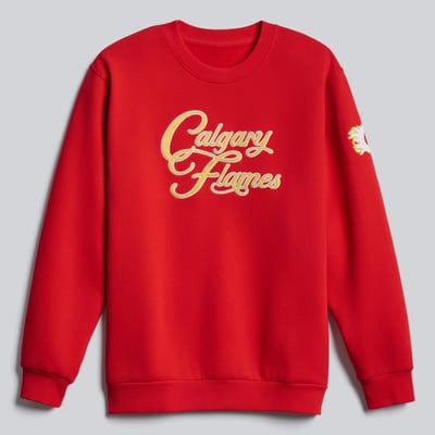 Calgary Flames lululemon Steady State Crew Sweatshirt - True Red