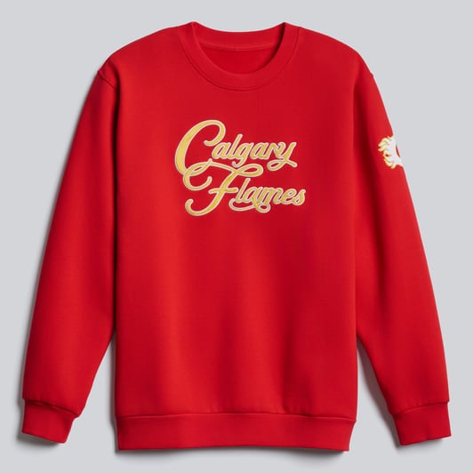 Calgary Flames lululemon Steady State Crew Sweatshirt - True Red