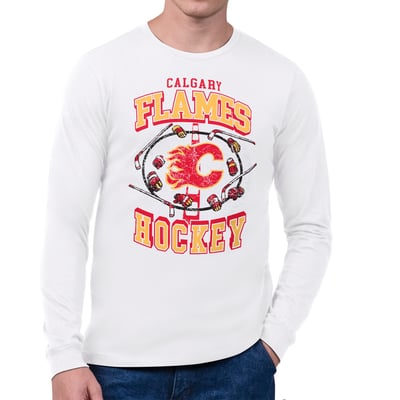 Calgary Flames Starter Tilly Long-Sleeve T-Shirt - White