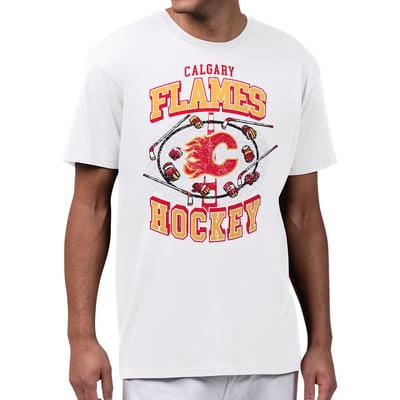 Calgary Flames Starter Tilly T-Shirt - White
