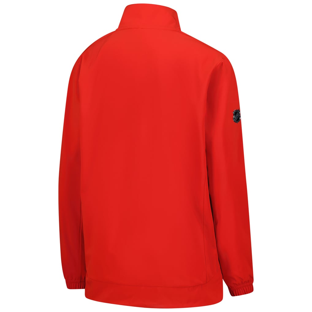 Calgary Flames Fanatics Women's Authentic Pro Rink Coaches Full-Zip Jacket - Red