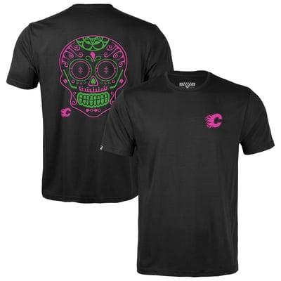 Calgary Flames Levelwear Youth Sugar Skull Little Richmond T-Shirt - Black