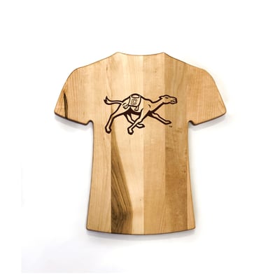 Campbell Fighting Camels Jardine Baseball BBQ Jersey Style Cutting Board
