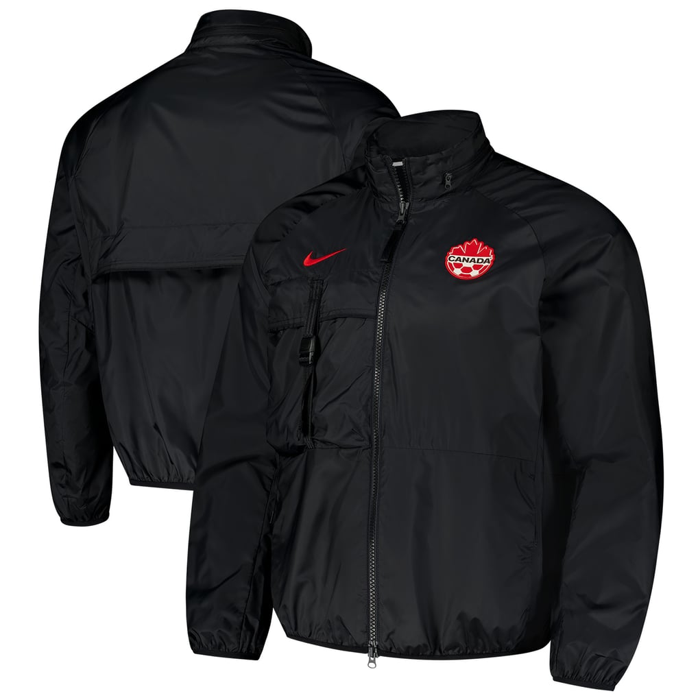 Canada Soccer Nike 2024 Halo Anthem Full-Zip Jacket - Black