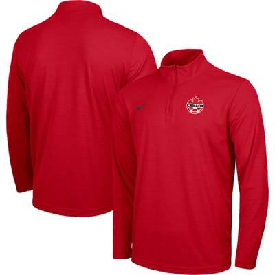 Canada Soccer Nike Intensity Performance Quarter-Zip Top - Red
