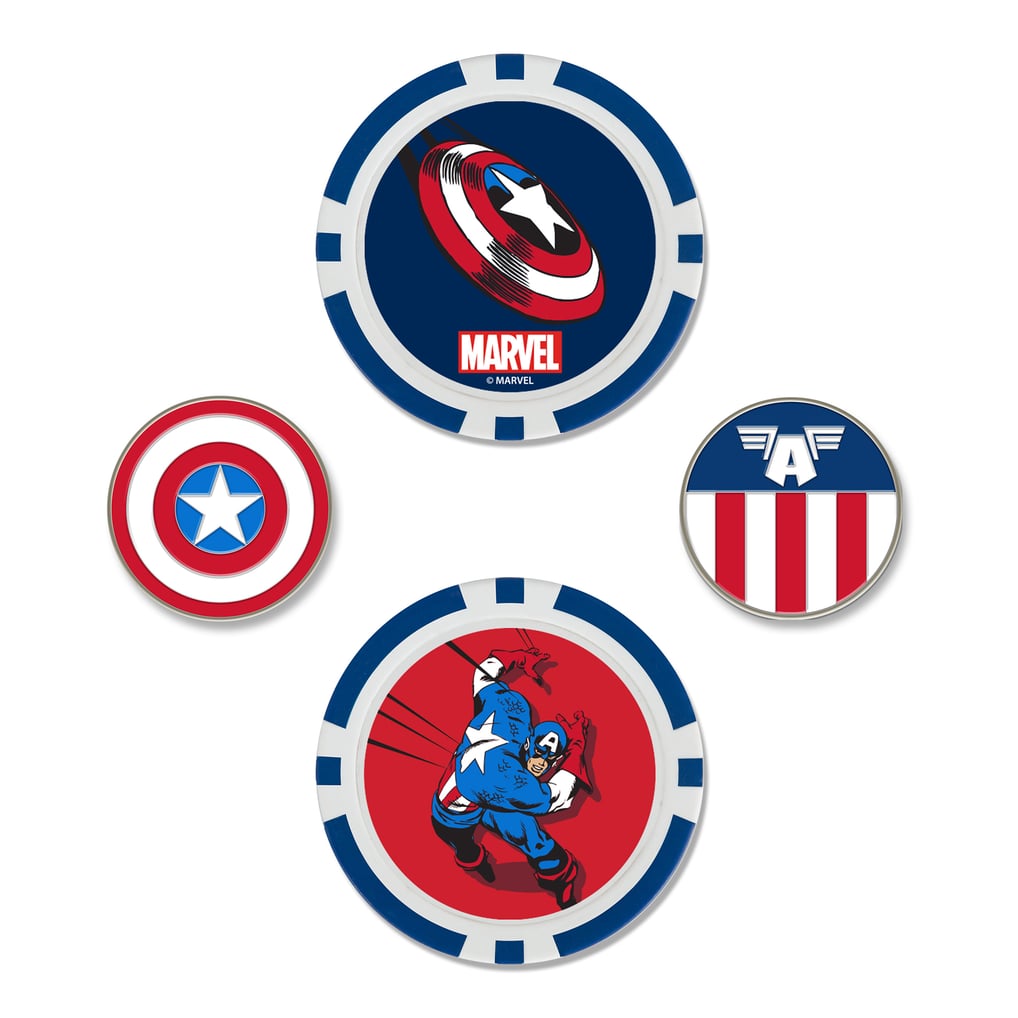 Captain America WinCraft 4-Pack Ball Marker Set