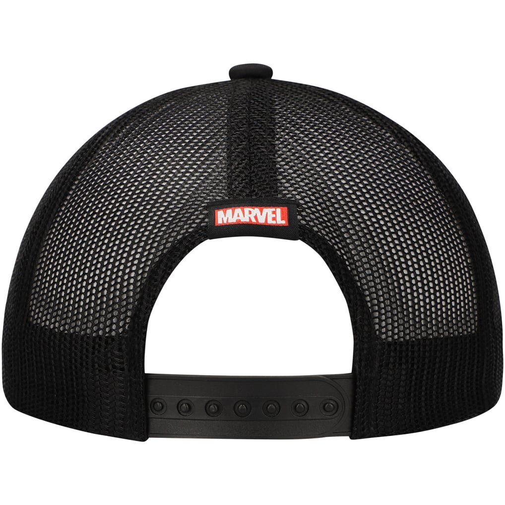 Captain America Youth Foam Trucker Adjustable Hat - Black