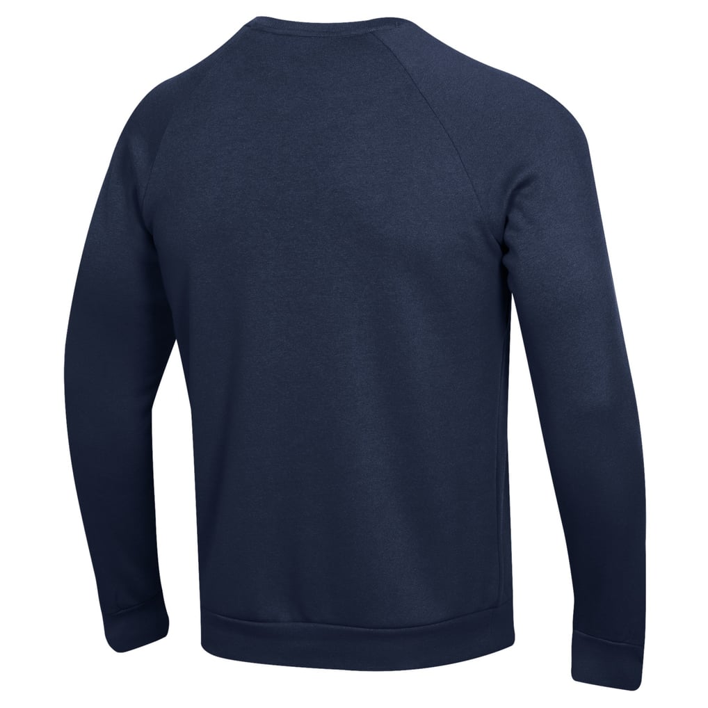  Carleton Knights Under Armour All Day Arch Fleece Baseball Raglan Pullover Sweatshirt - Navy