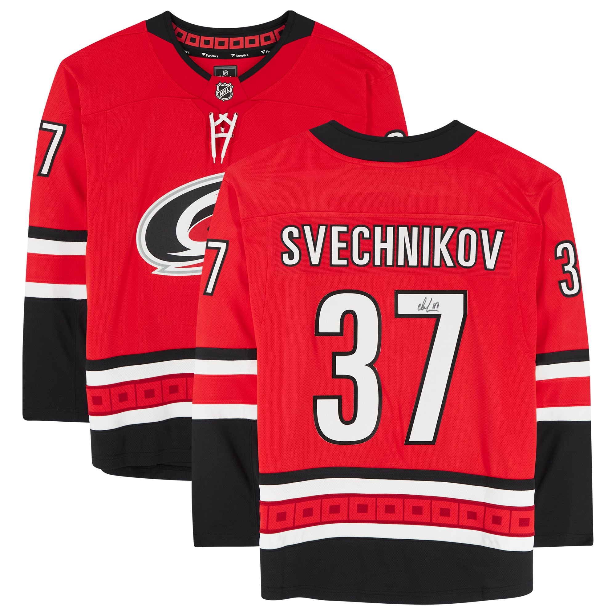 Autographed Carolina Hurricanes Andrei Svechnikov Red Fanatics