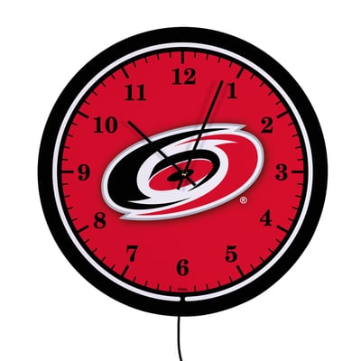 Carolina Hurricanes 18" Lighted Round LED Wall Clock