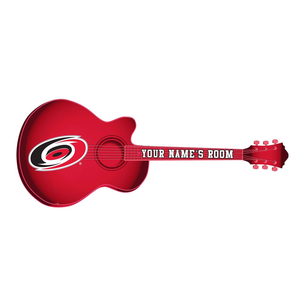 Carolina Hurricanes 24" Customizable Guitar Sign
