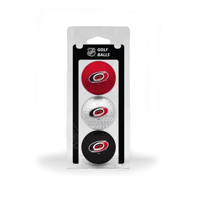 Carolina Hurricanes 3-Pack Multi-Colored Team Golf Ball Set