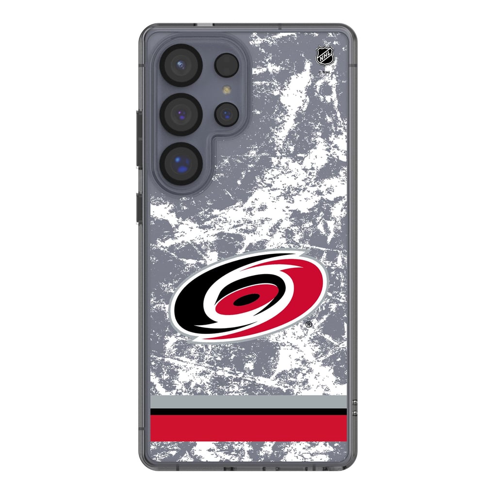 Carolina Hurricanes Galaxy Stripe Clear Ice Case