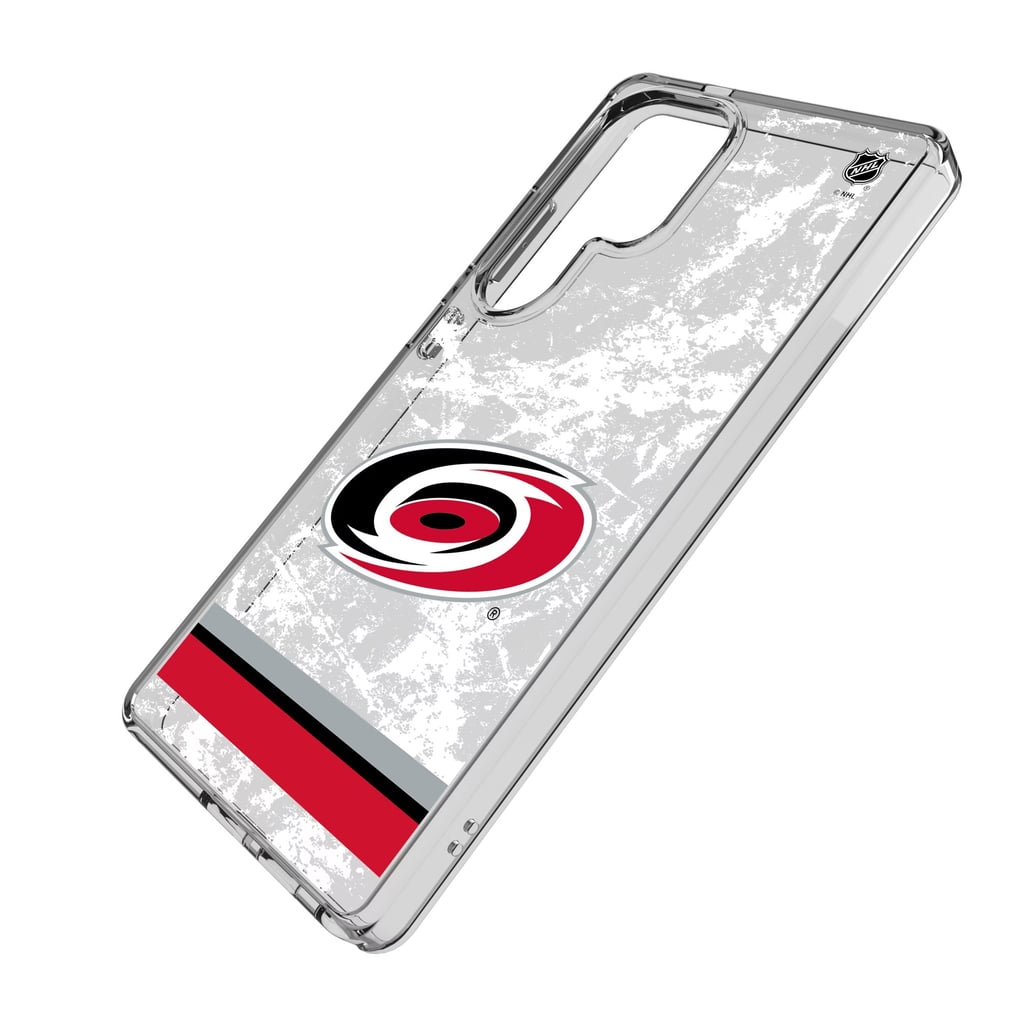 Carolina Hurricanes Galaxy Stripe Clear Ice Case