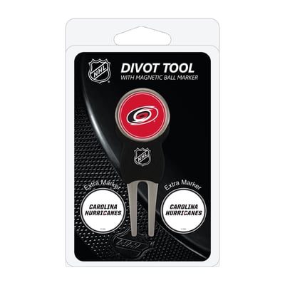 Carolina Hurricanes Golf Divot Tool Pack with 3 Magnetic Markers