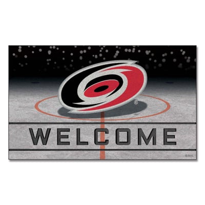 Carolina Hurricanes Logo Brands 18" x 30" Crumb Rubber Door Mat