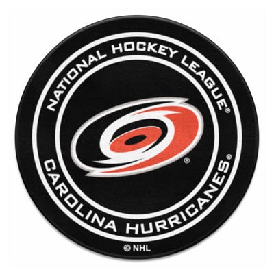 Carolina Hurricanes Logo Brands 27" Diameter Puck Mat