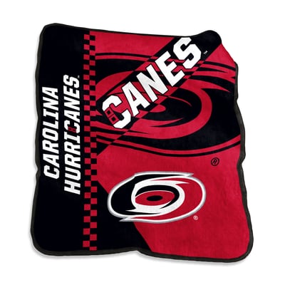 Carolina Hurricanes Logo Brands 50" x 60" Victory Collage Raschel Throw Blanket