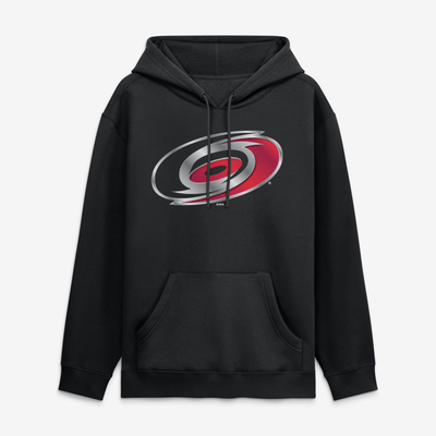 Carolina Hurricanes  Metallic Mascot Hoodie - Black