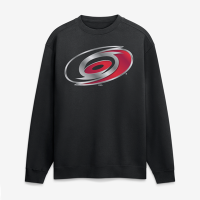 Carolina Hurricanes  Metallic Mascot Sweatshirt - Black