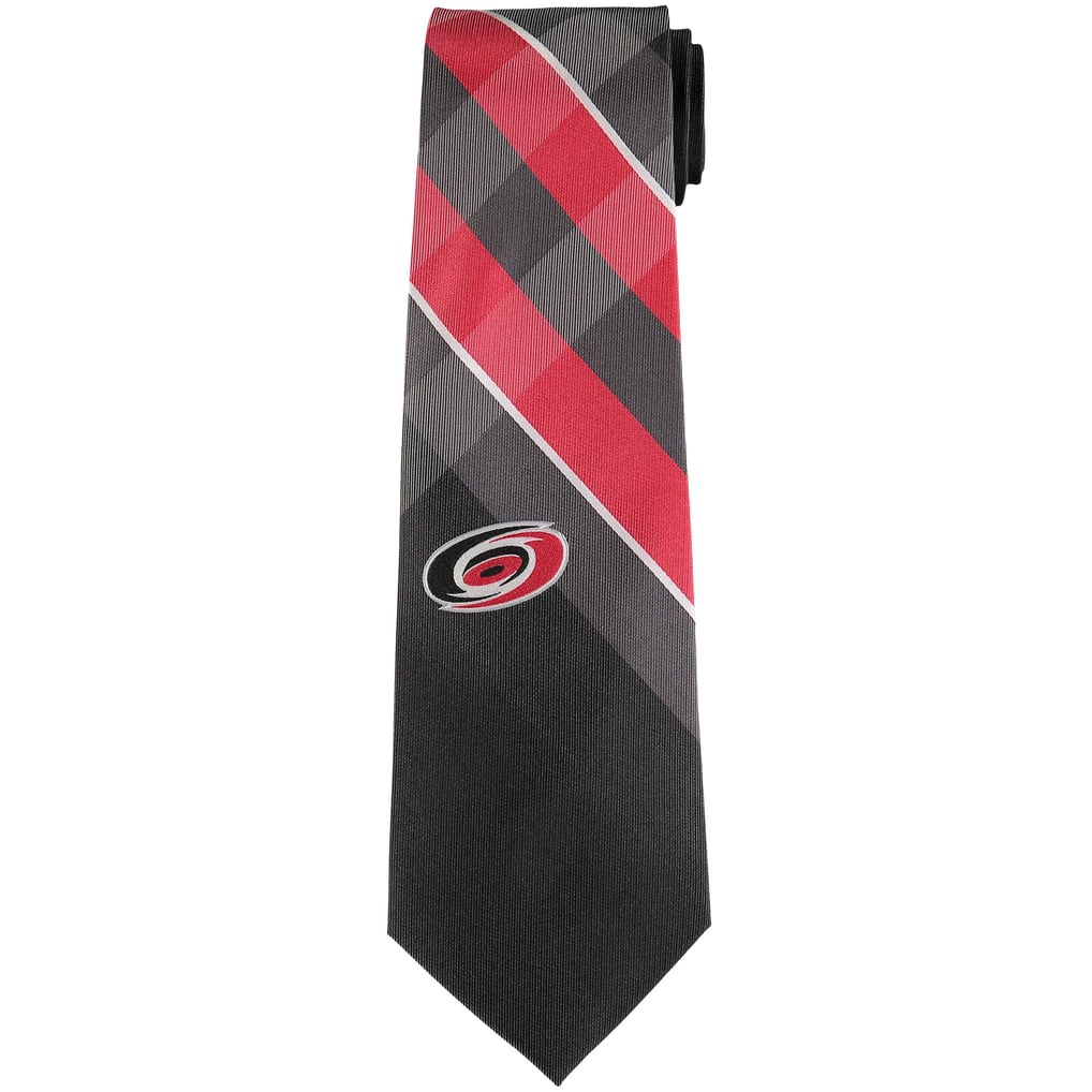 Carolina Hurricanes Woven Poly Grid Tie