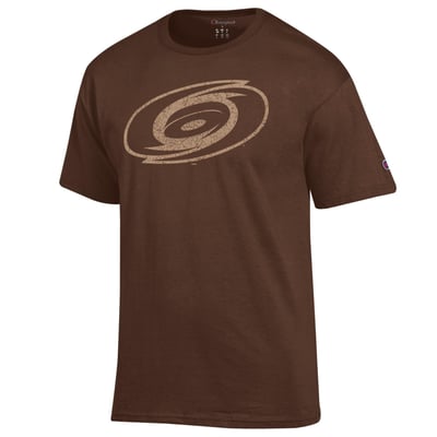  Carolina Hurricanes Champion Core Plus Jersey T-Shirt - Brown