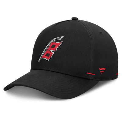 Carolina Hurricanes Fanatics Alternate Authentic Pro Rink A-Frame Adjustable Hat - Black