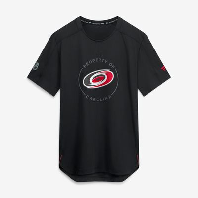 Carolina Hurricanes Fanatics Authentic Pro Train Performance T-Shirt - Black