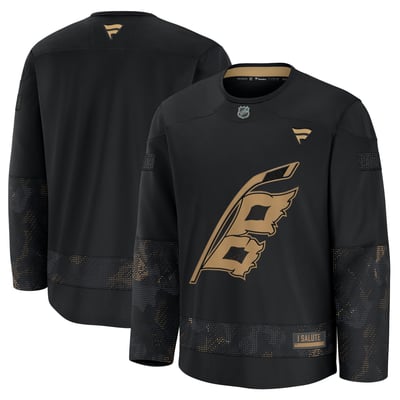  Carolina Hurricanes Fanatics Military Appreciation Practice Jersey - Black