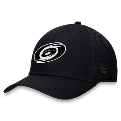  Carolina Hurricanes Fanatics Tonal Meshback Stretch Hat - Black