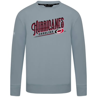  Carolina Hurricanes Levelwear Mandate Longtimer Crew Sweatshirt - Gray