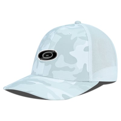 Carolina Hurricanes Levelwear Snow Camo Mesh Stretch Hat - White
