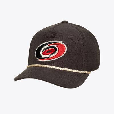  Carolina Hurricanes Mitchell & Ness Heritage Hues Pro Crown Snapback Hat - Charcoal