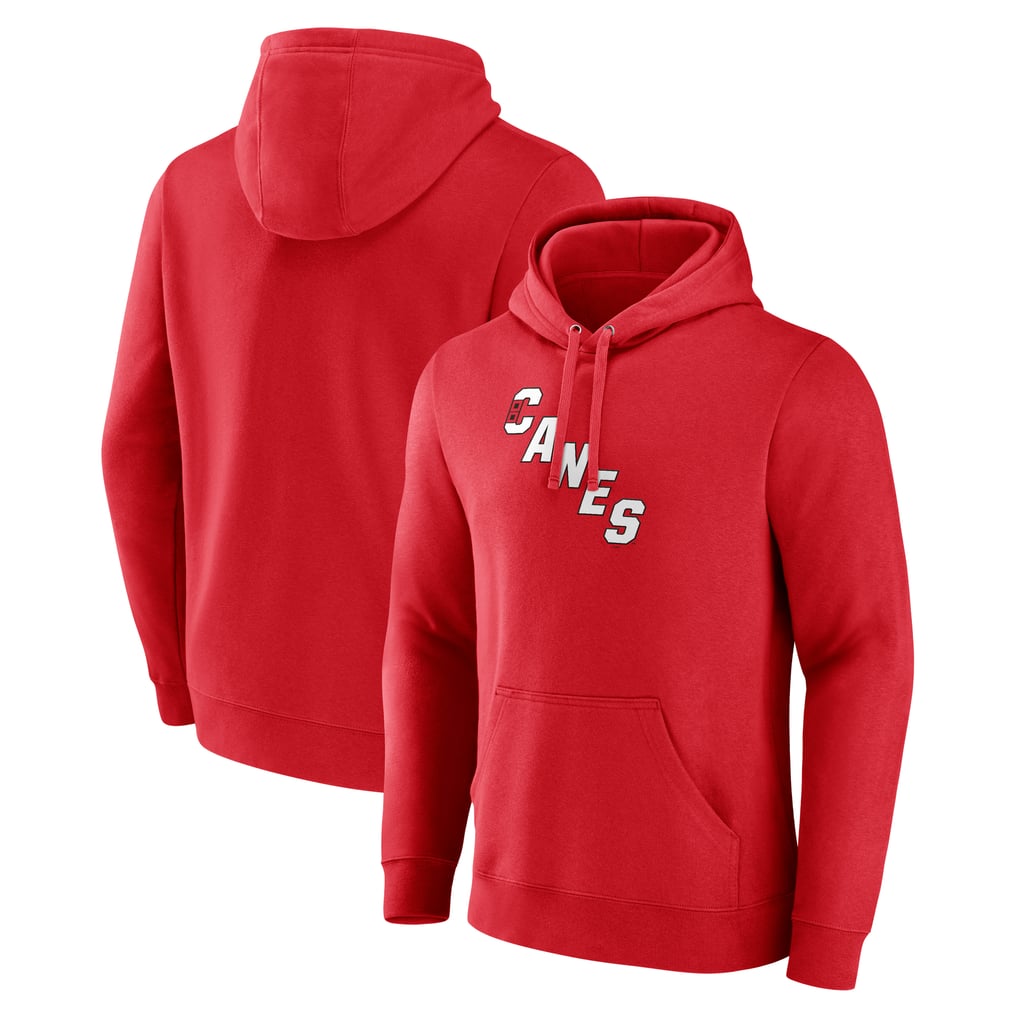  Carolina Hurricanes Primary Logo Pullover Hoodie - Red