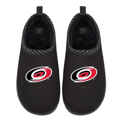 Carolina Hurricanes ISlide Unisex Primary Logo Mission Slipper - Black
