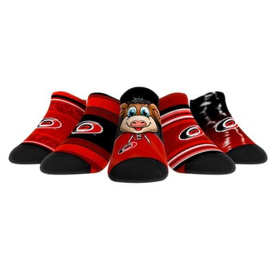  Carolina Hurricanes Rock Em Unisex Super Fan Five-Pack Low-Cut Socks Set
