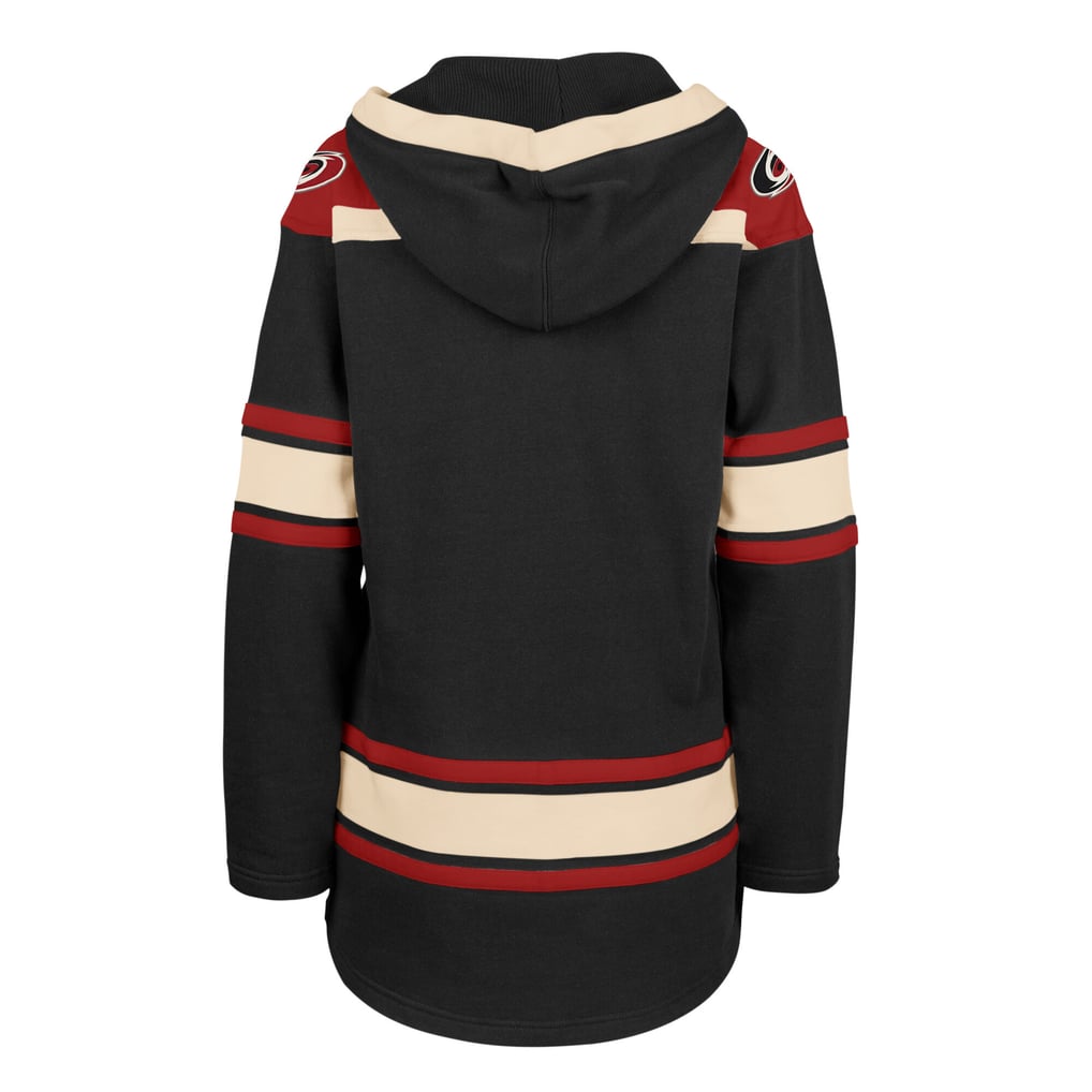 Women's Carolina Hurricanes '47 Black Superior Lacer Pullover Hoodie