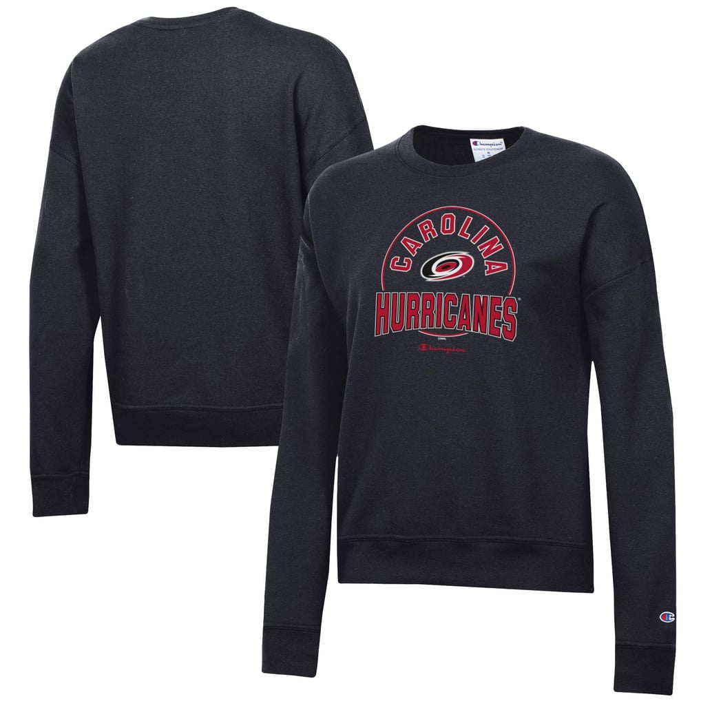 Carolina Hurricanes Champion Women's Powerblend Pullover Sweatshirt - Black