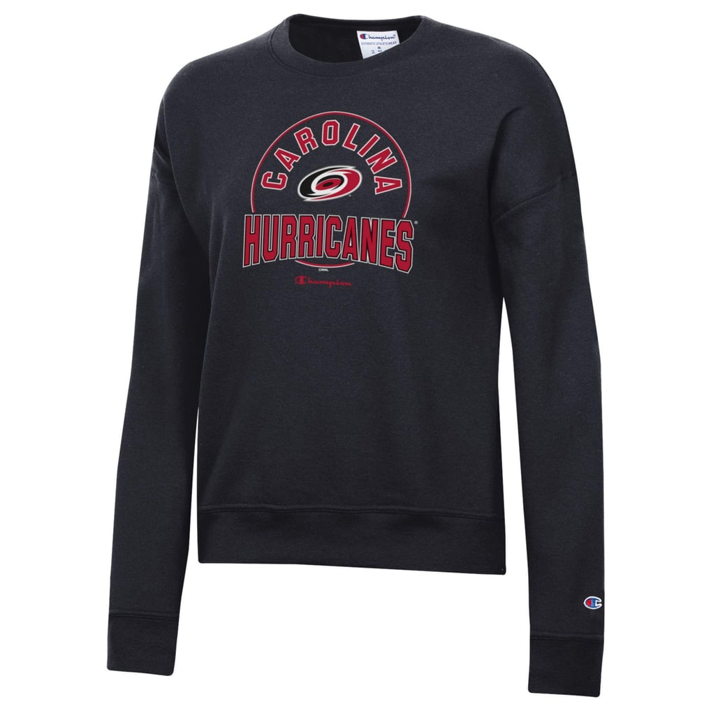 Carolina Hurricanes Champion Women's Powerblend Pullover Sweatshirt - Black