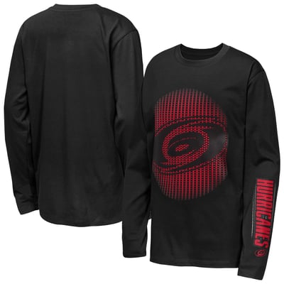 Carolina Hurricanes Outerstuff Youth Regroup & Reset Long Sleeve T-Shirt - Black