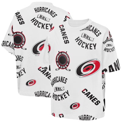  Carolina Hurricanes Outerstuff Youth Unstoppable Elevated T-Shirt - White