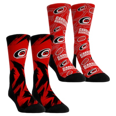  Carolina Hurricanes Rock Em Youth Game Day Two-Pack Crew Socks - Red