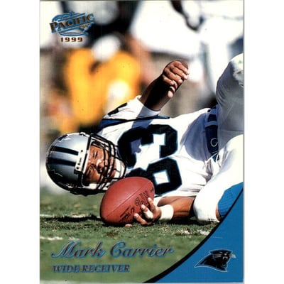 1999 Pacific Gold #62 Mark Carrier WR