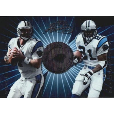 2000 Absolute Tag Team Quads #TTQ5 Steve Beuerlein/Tim Biakabutuka/Patrick Jeffers/Muhsin Muhammad
