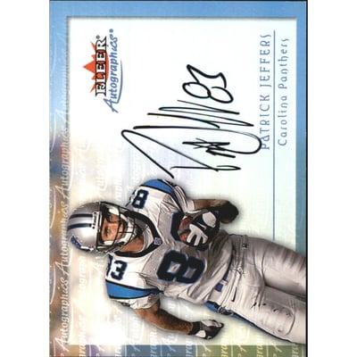 2000 Fleer Tradition Autographics #77 Patrick Jeffers